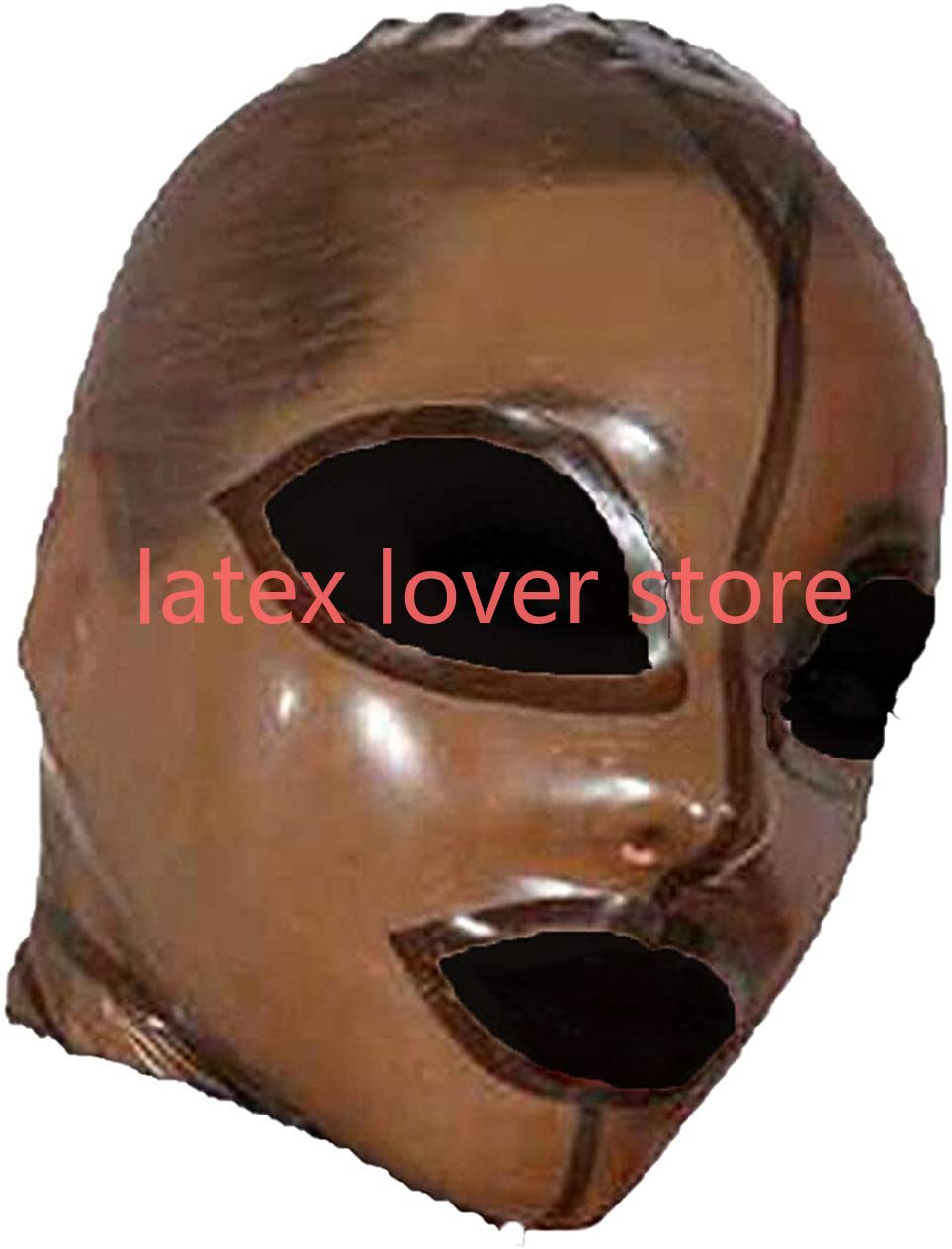 Men Accessories Unique - Máscara de látex transparente, capucha unisex