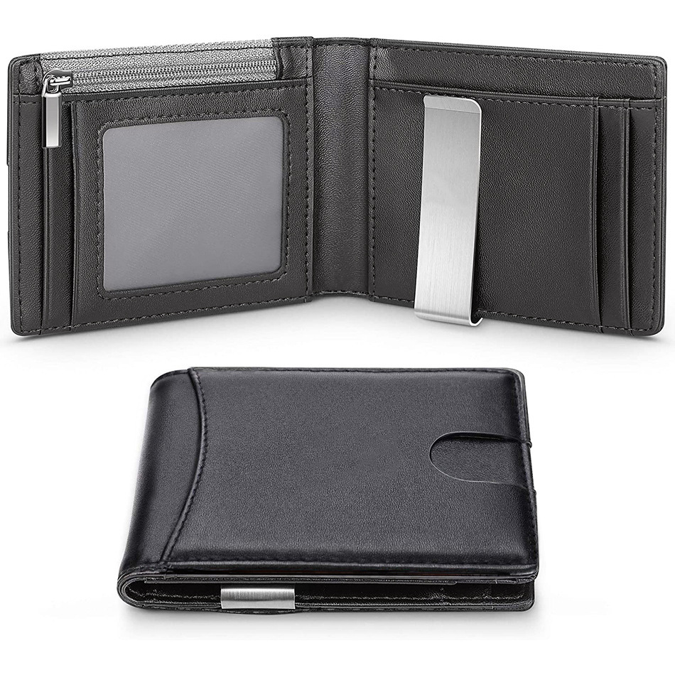Money Clip Slim - Tarjetero Inteligente con Protección RFID, Clip