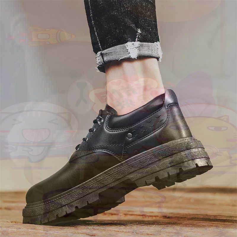 Men Accessories In Store - Zapatillas deportivas de cuero Natural oscuro