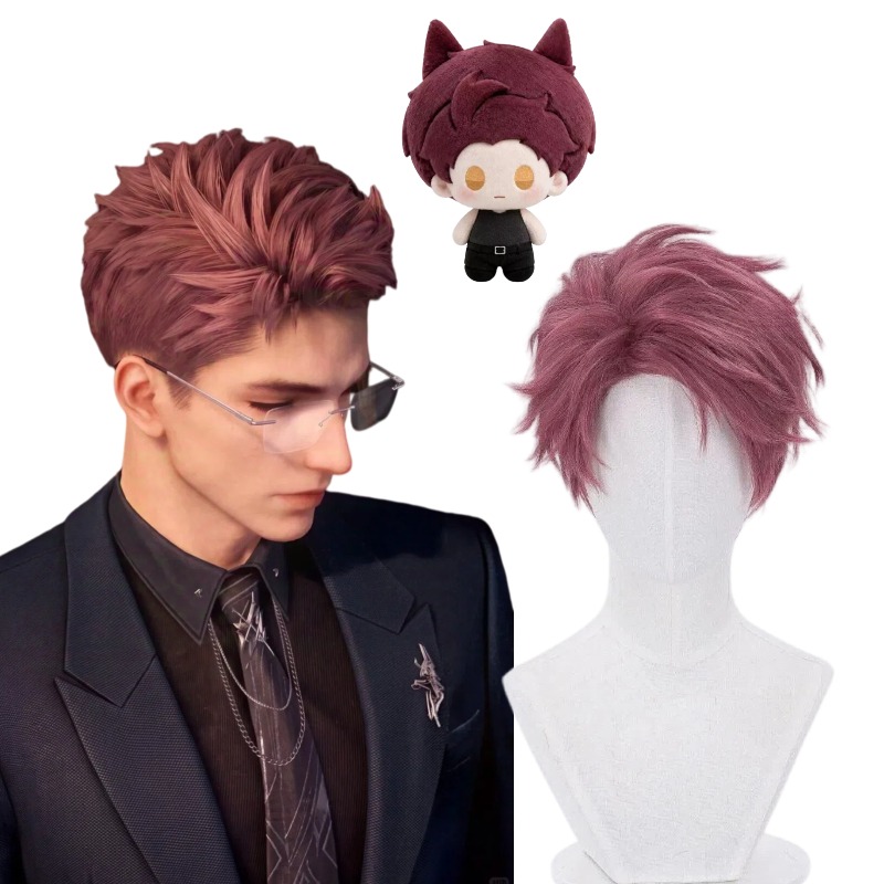Men Accessories For Party - Peluca Valko Game Love and Deepspace,