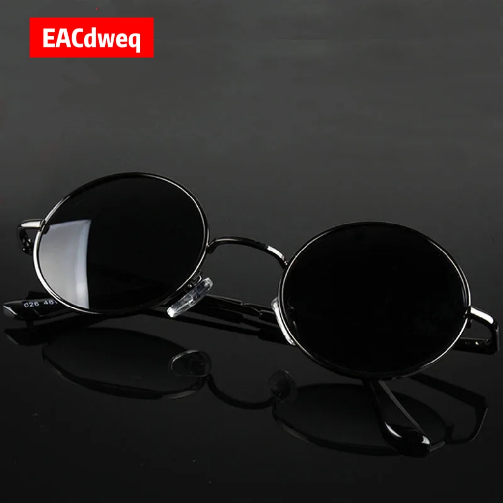 Men'S Accessories Glasses - Gafas de Sol Redondas Retro Vintage