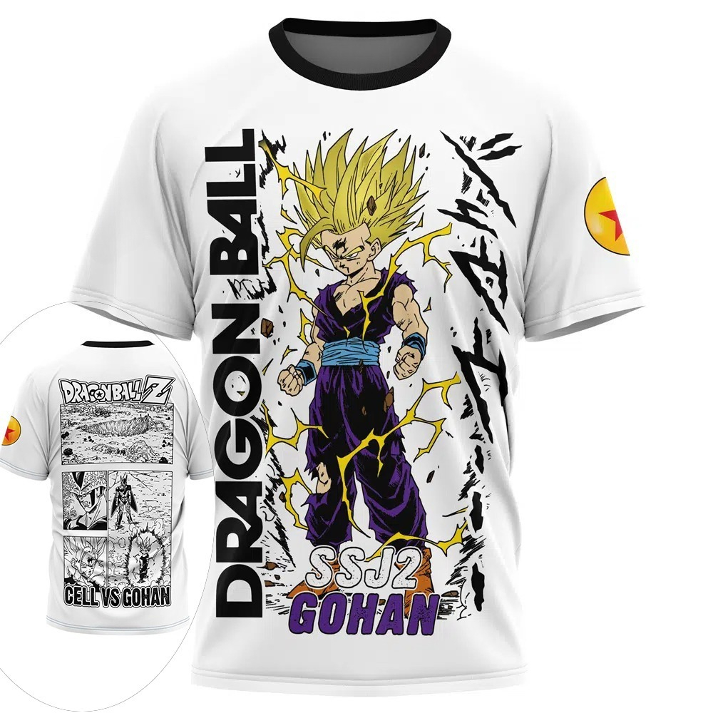 Camiseta Dragon Ball Gohan 202 - Men Accessories Unique reseña y precio