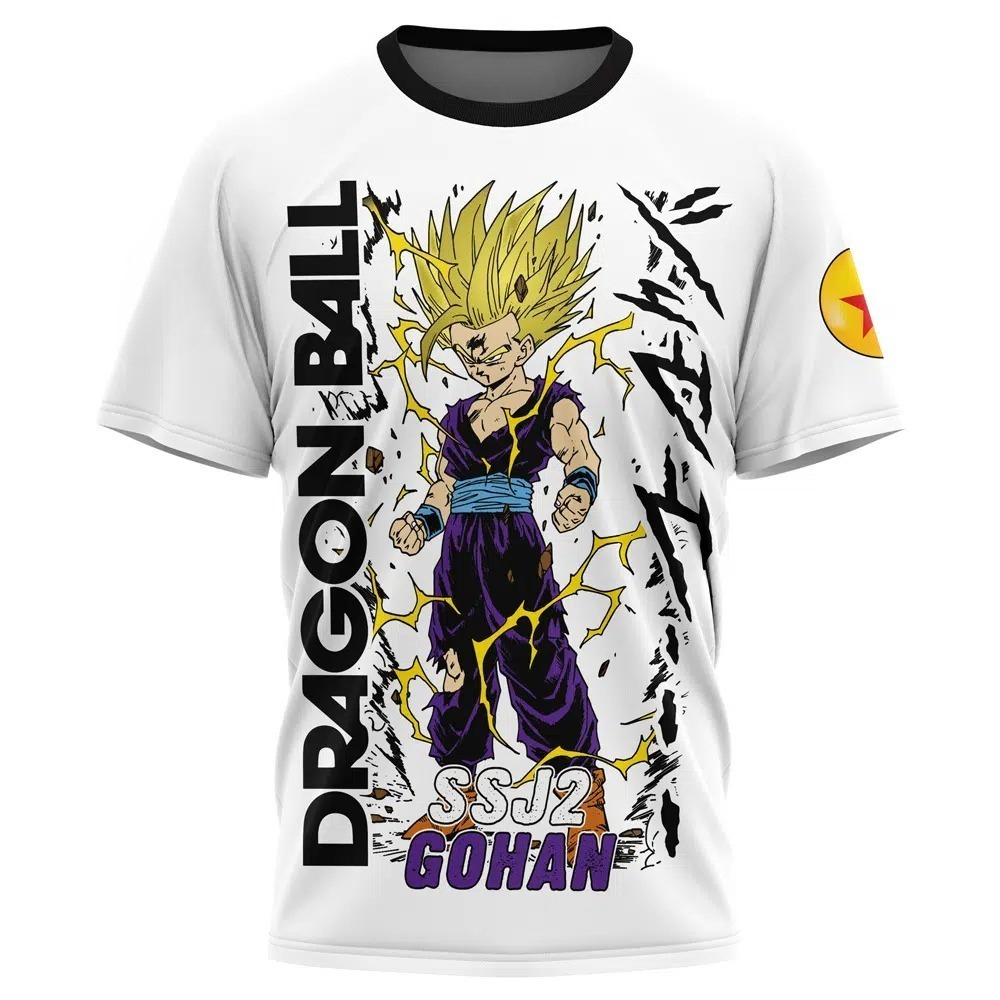 Camiseta Dragon Ball Gohan 202 - Men Accessories Unique reseña y precio
