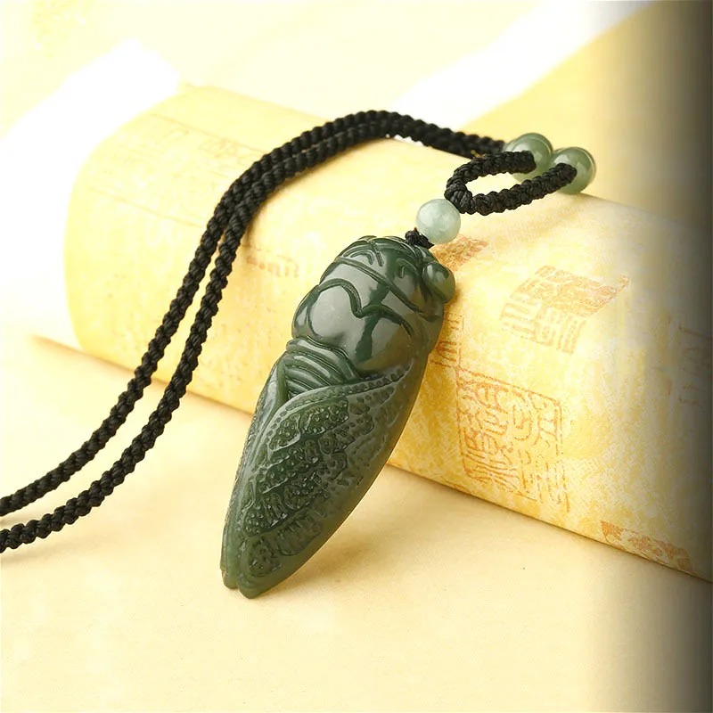 Colgante de Jade Natural de He - Men Accessories Pendant reseña y precio