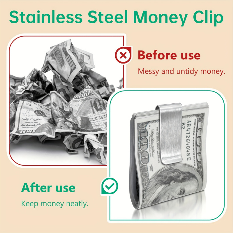 20PCS Cartera Delgada de Acero - Money Clip Slim reseña y precio