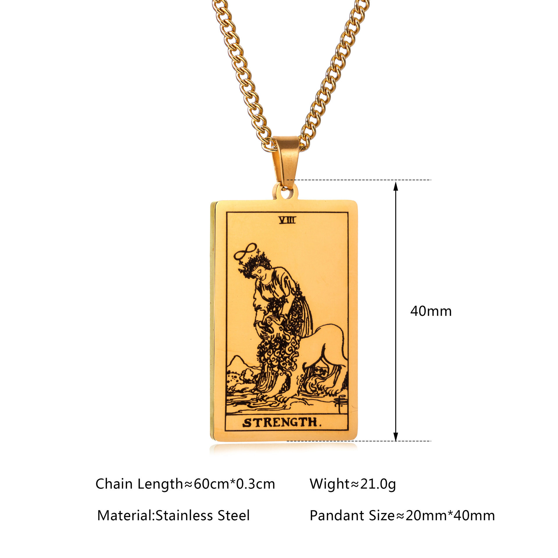 Collar de cadena de acero inox - Men Accessories Neck Chain reseña y precio