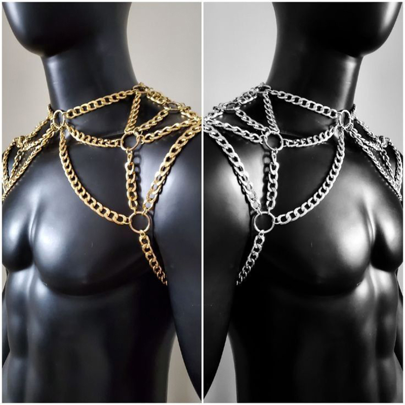 Punk hombres hombro cuerpo cad - Men Accessories For Beach reseña y precio