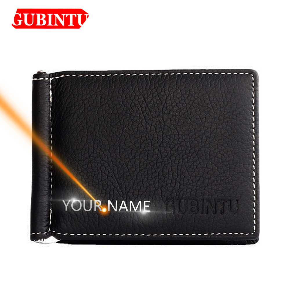Mini billeteras de cuero genui - Money Clip Slim reseña y precio