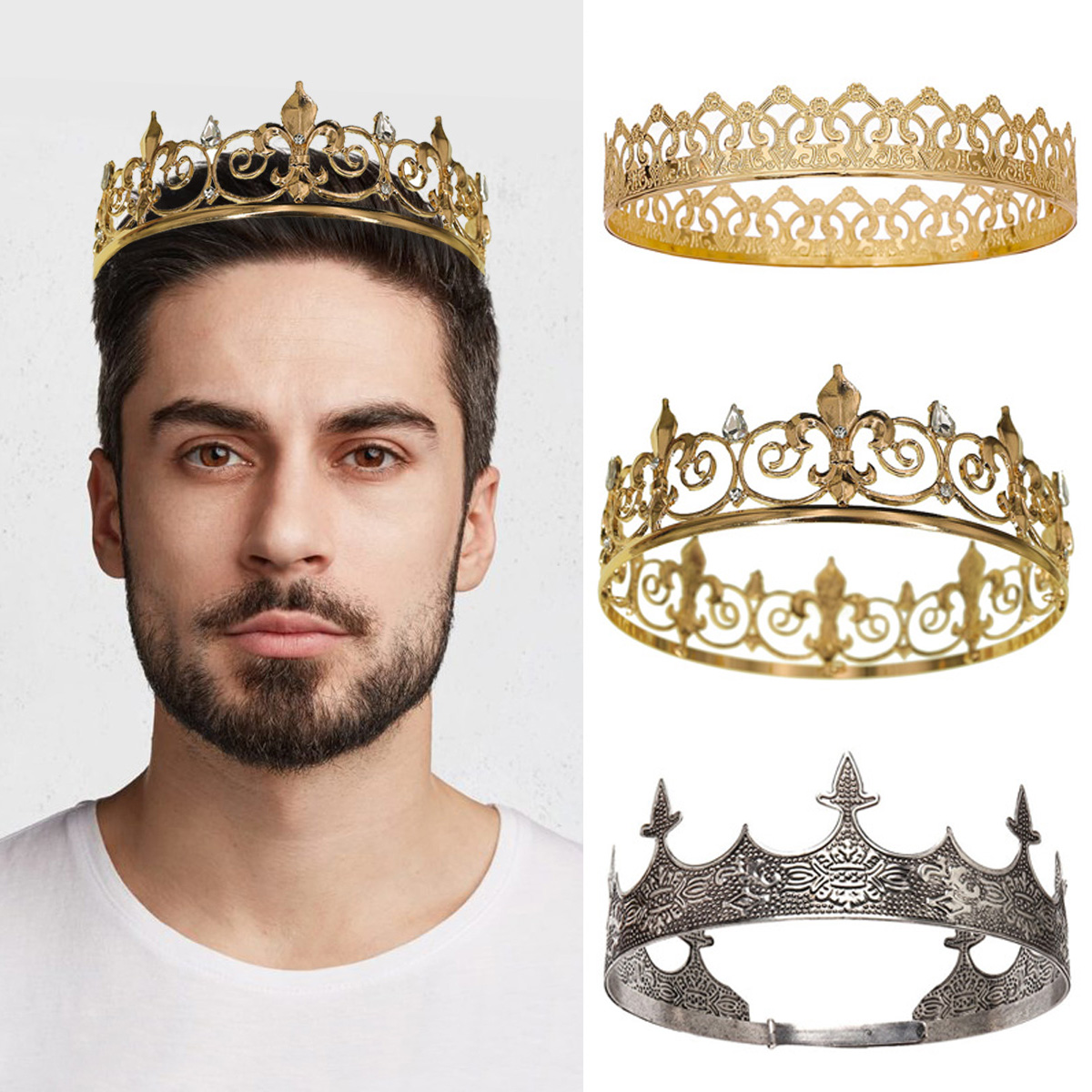 Corona de reina real para homb - Men Accessories For Party reseña y precio