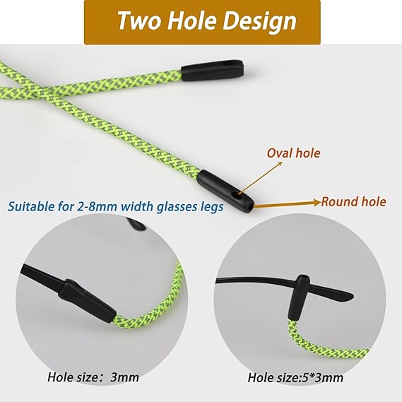 2 Correas para Gafas, Cordón R - Men Accessories Neck Chain reseña y precio