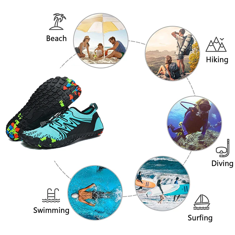 Zapatos acuáticos de secado rá - Men Accessories For Beach reseña y precio