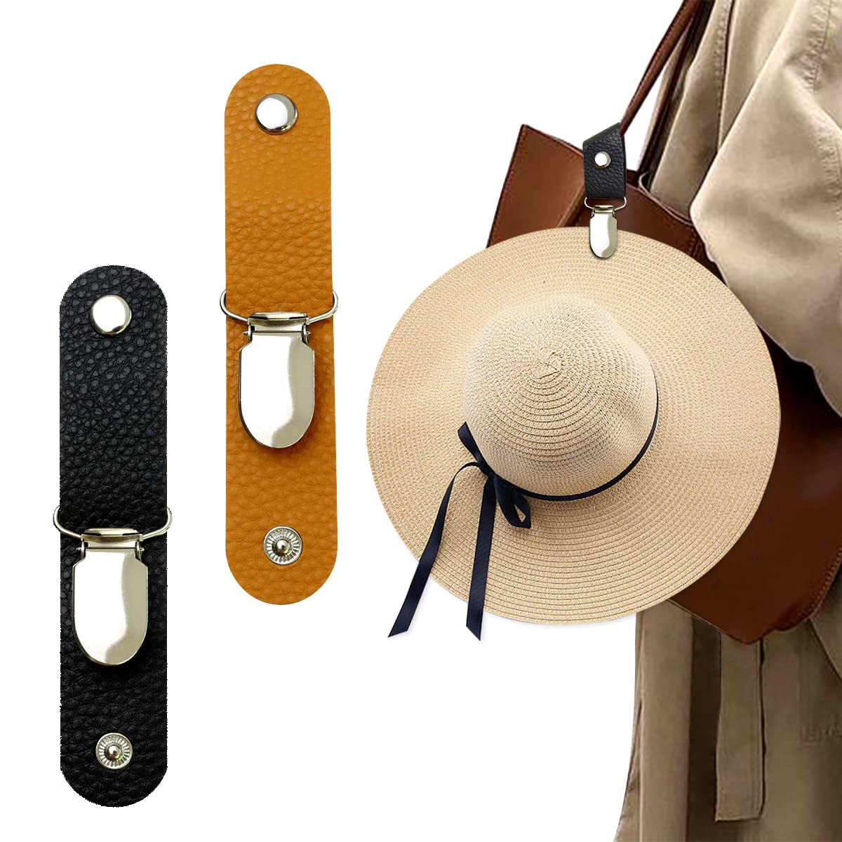 Clip para Sombrero de Cuero PU - Men Accessories For Beach reseña y precio