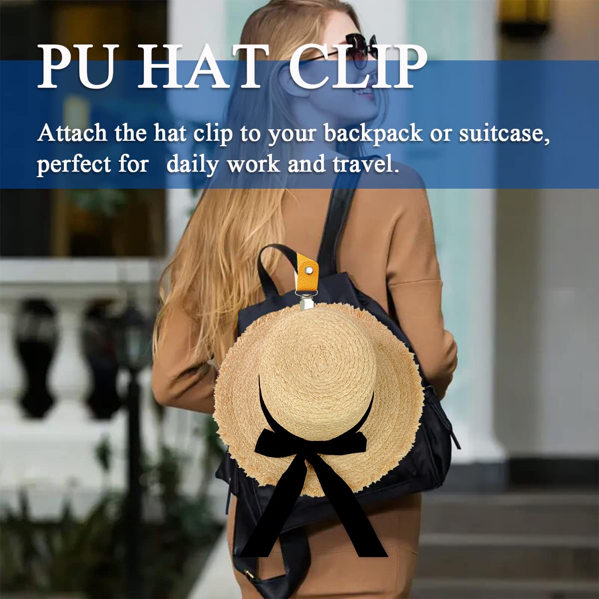 Clip para Sombrero de Cuero PU - Men Accessories For Beach reseña y precio