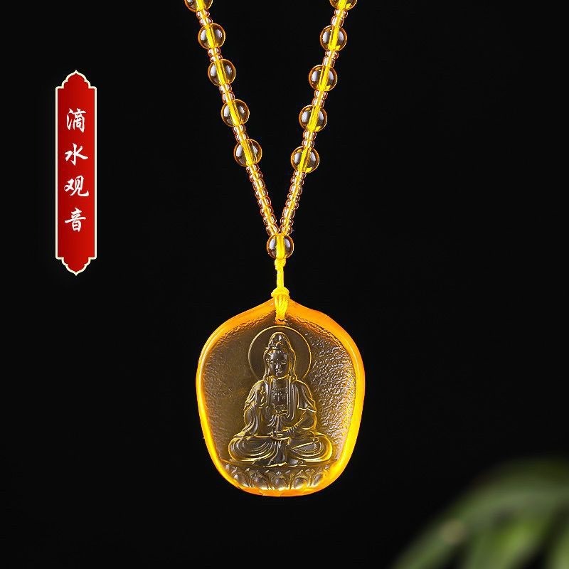Colgante de gota de agua de cr - Men Accessories Pendant reseña y precio